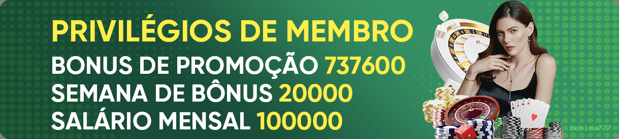 Bônus bebida777